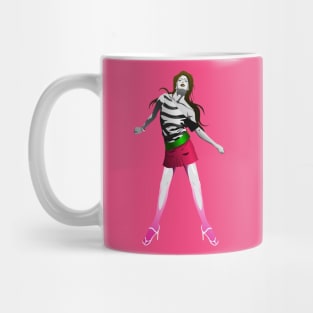 Neon Girl Mug